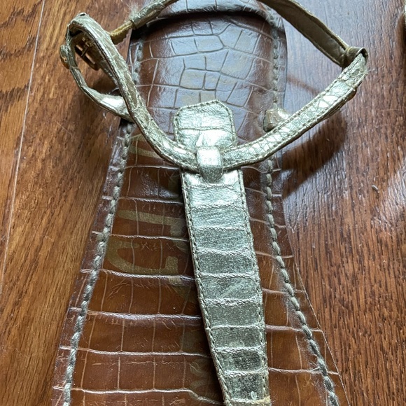 Sam Edelman Gigi Sandal- Gold - Picture 4 of 4